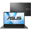 Notebook Asus Vivobook Go 15, AMD Athlon Silver 10, 4GB de Memória, Armazenamento 128GB SSD, Windows 11 Home, Preto, Tela de 15,6", E1504FA-BQ5312WS CX 1 UN